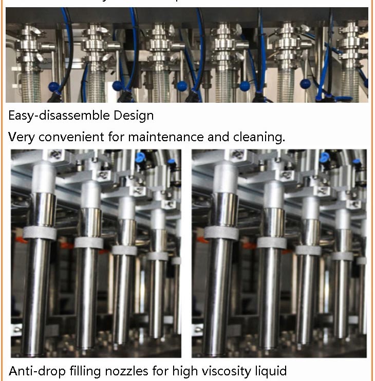 மலிவான நிரப்புதல் பொதி ஜாடி தேன் பாட்டில் இயந்திரம்