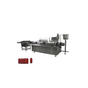 கண் சொட்டுகளின் சிறிய பாட்டில், நெயில் பாலிஷ் நிரப்பு இயந்திரம் மற்றும் கேப்பிங் இயந்திரம்